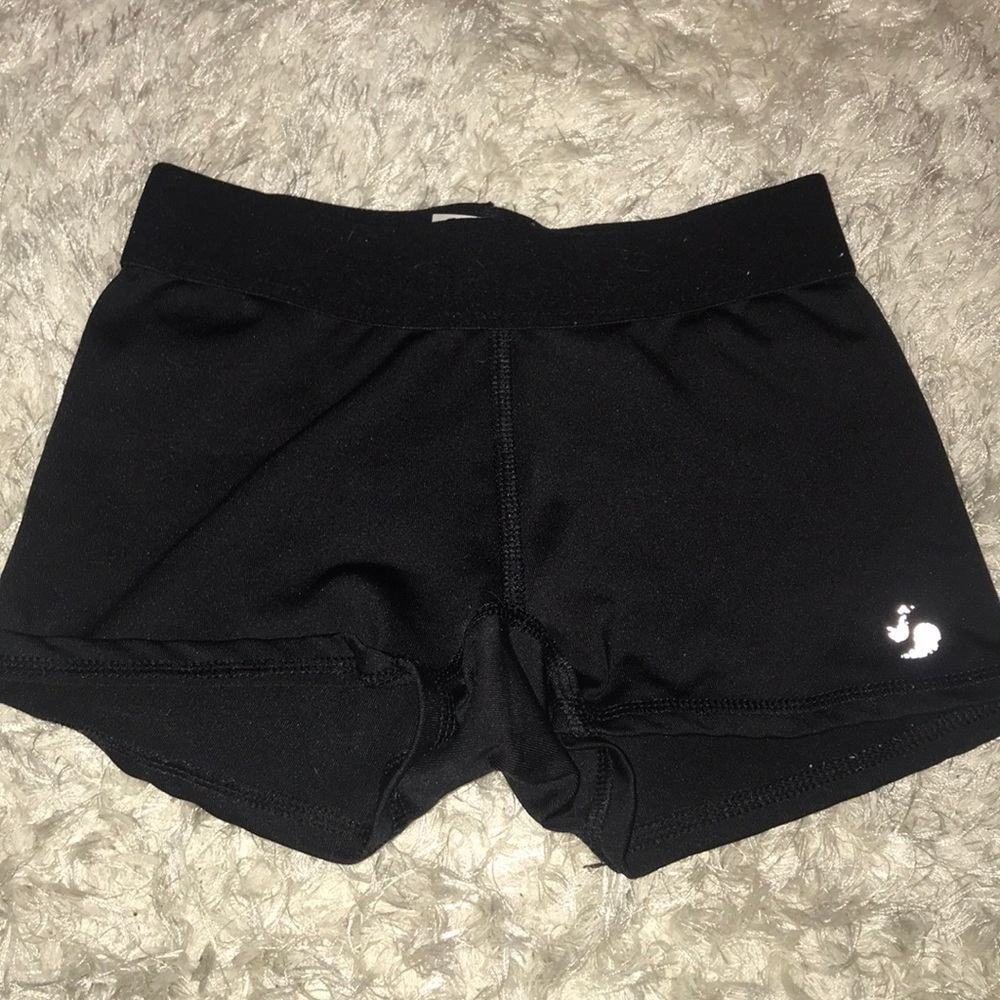 Black spandex shorts